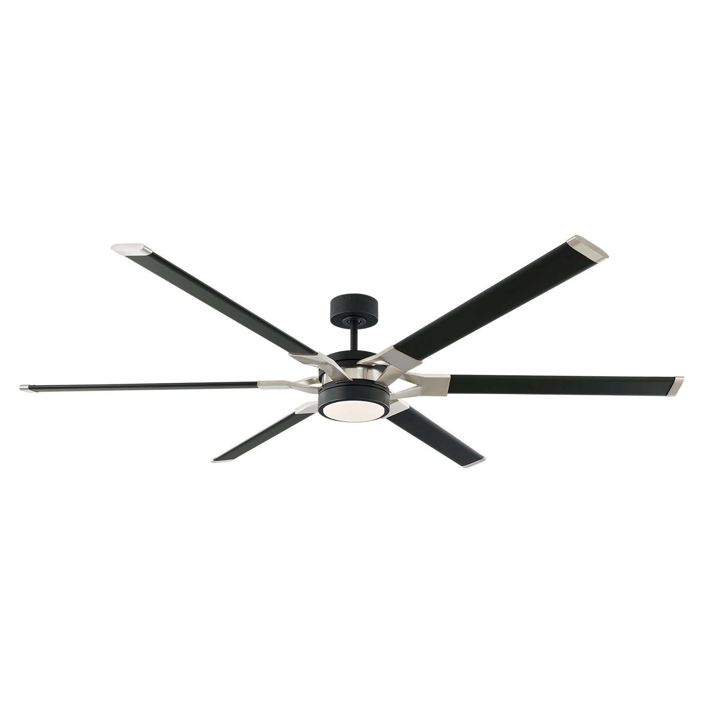 The Loft ceiling fan creates a refreshing breeze for larger spaces with six aluminum blades. 