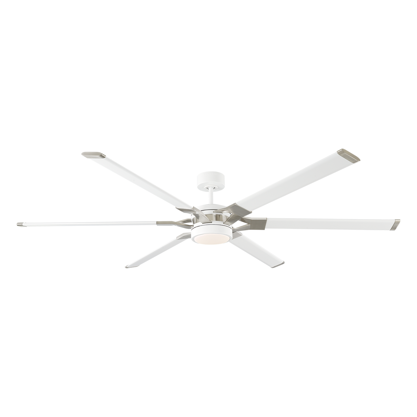 The Loft ceiling fan creates a refreshing breeze for larger spaces with six aluminum blades. 