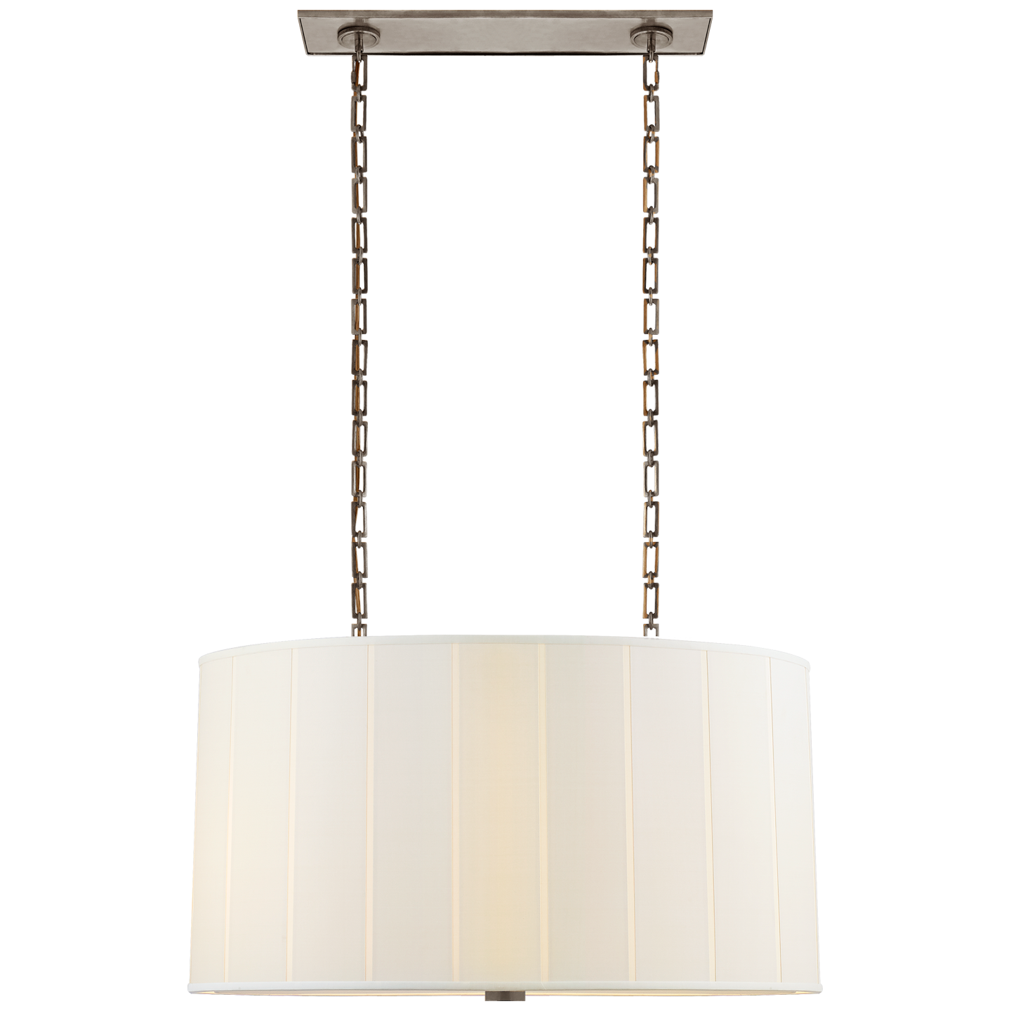 Perfect Pleat Oval Hanging Shade