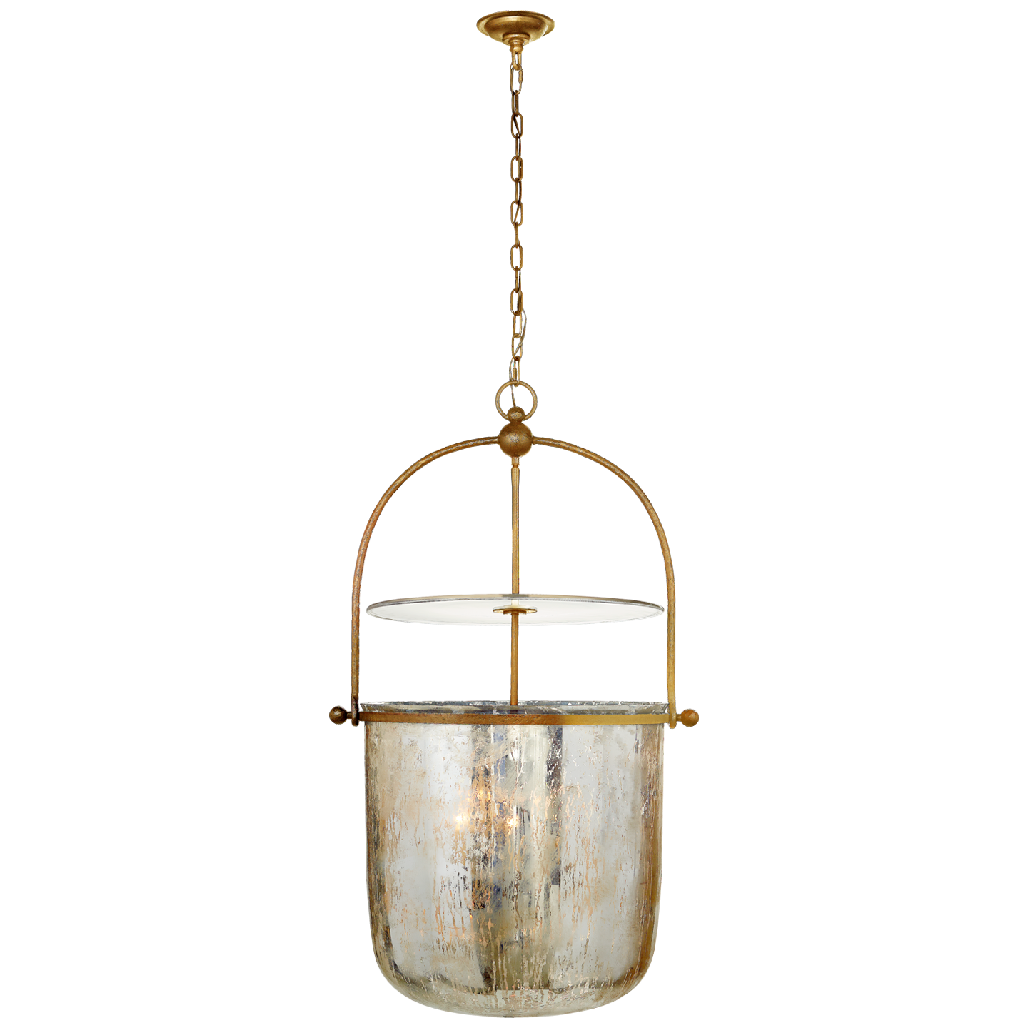 Gilded Iron with Antiqued Mercury Glass